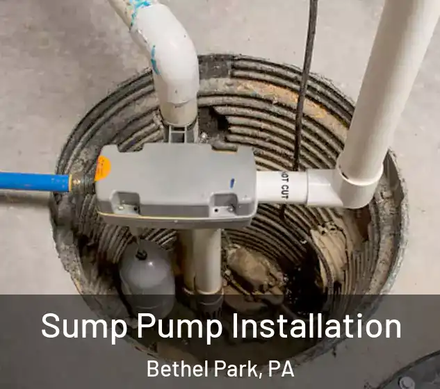  Sump Pump Installation Bethel Park, PA